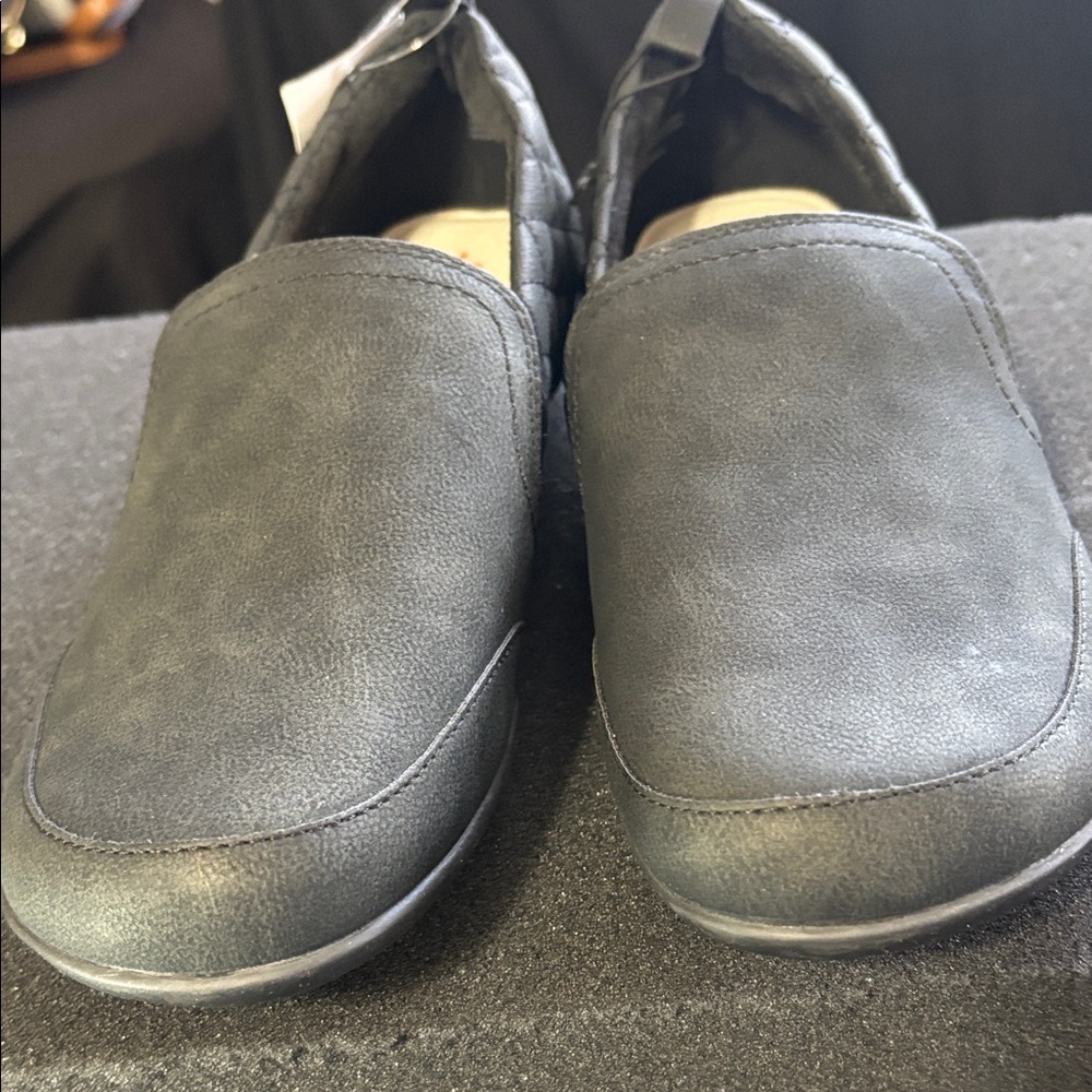 Women’s Black Slip-On Shoes - Picture 2 of 4